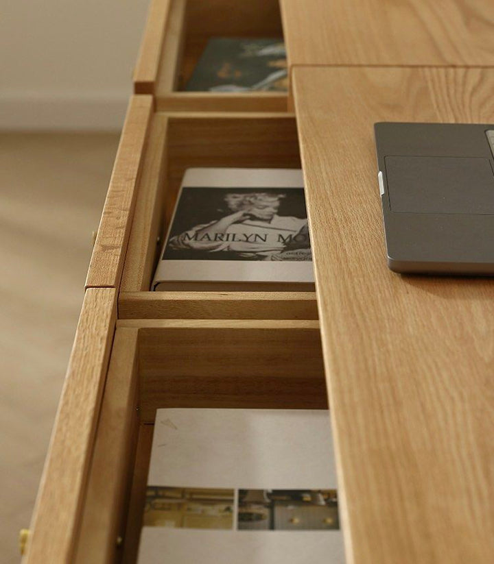 ELLIOTT Modern Solid Wood Floating Study Table