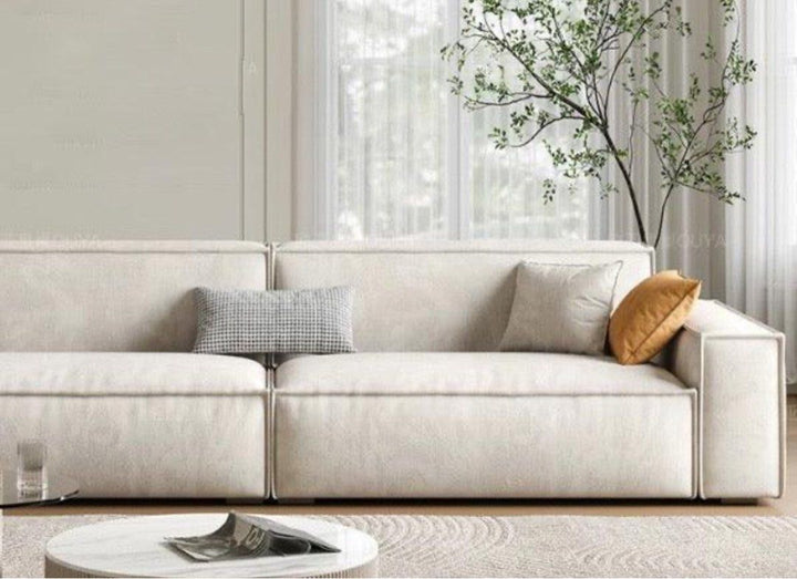 MERELLI Modern Leathaire Sofa