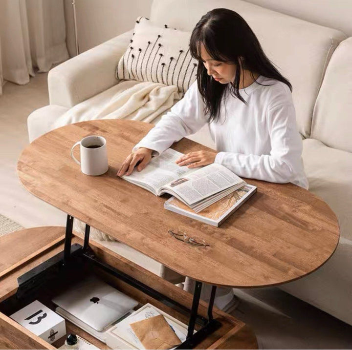GAINZA Extendable Walnut Coffee Table