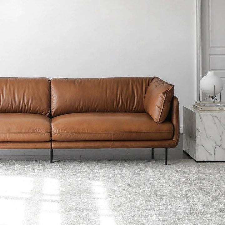 VOSSA Genuine Leather Sofa
