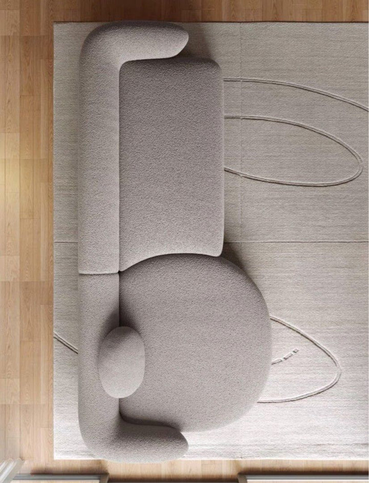 DELVORA Modern Boucle Sofa