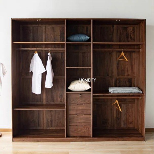 GALLIANA Modern Solid Wood Wardrobe