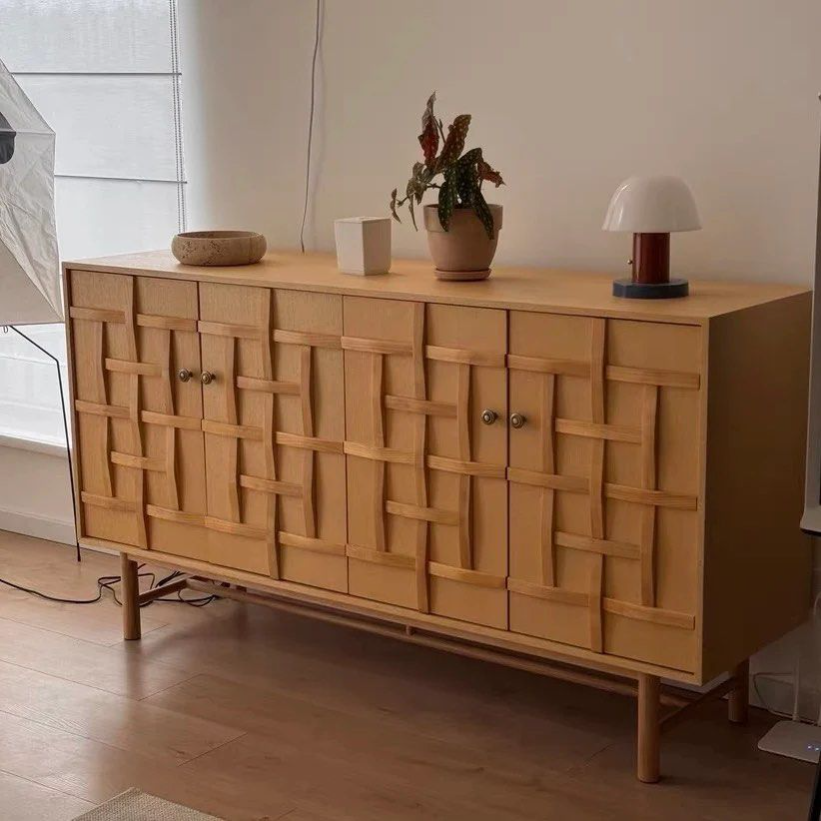 AOSSE Modern Solid Wood Sideboard