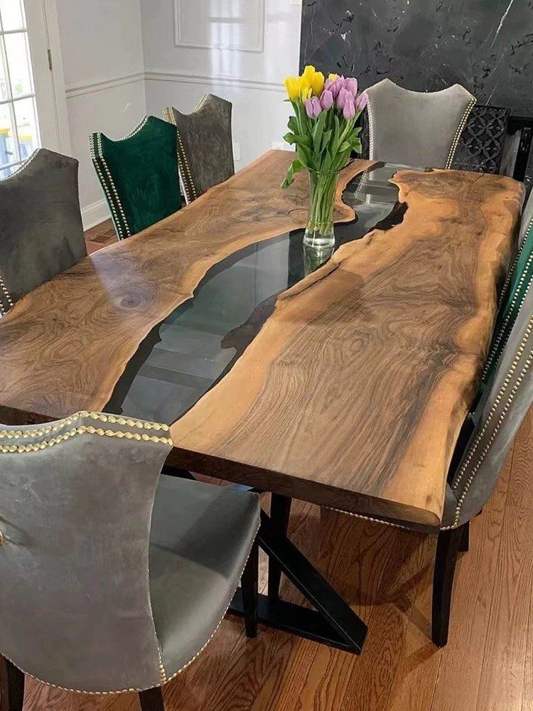 Modern Epoxy Dining Table Customisation