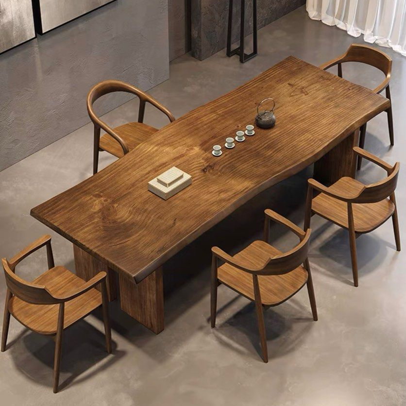 BOYCE Rustic Ash Wood Dining Table