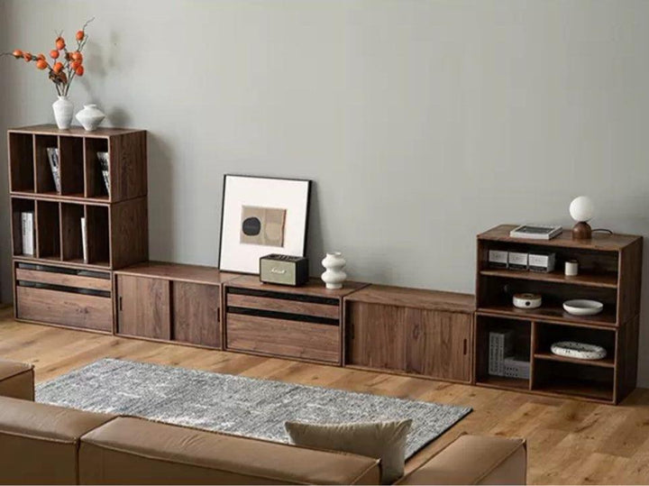 IRACEMA Rustic Solid Wood Modular Shelf