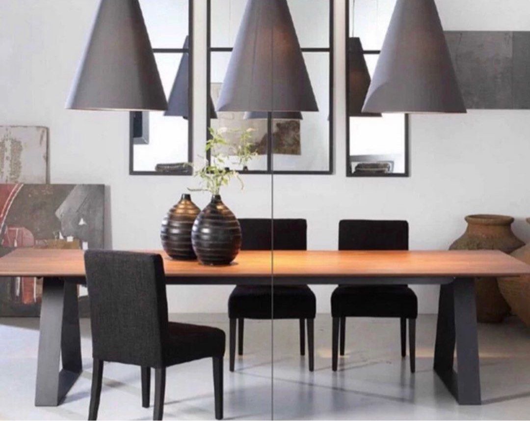 FONTANA Modern Solid Wood Dining/Office Table