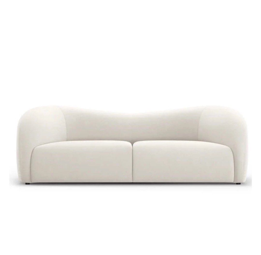 PEREZ Modern Scratch Resistant Curve Sofa