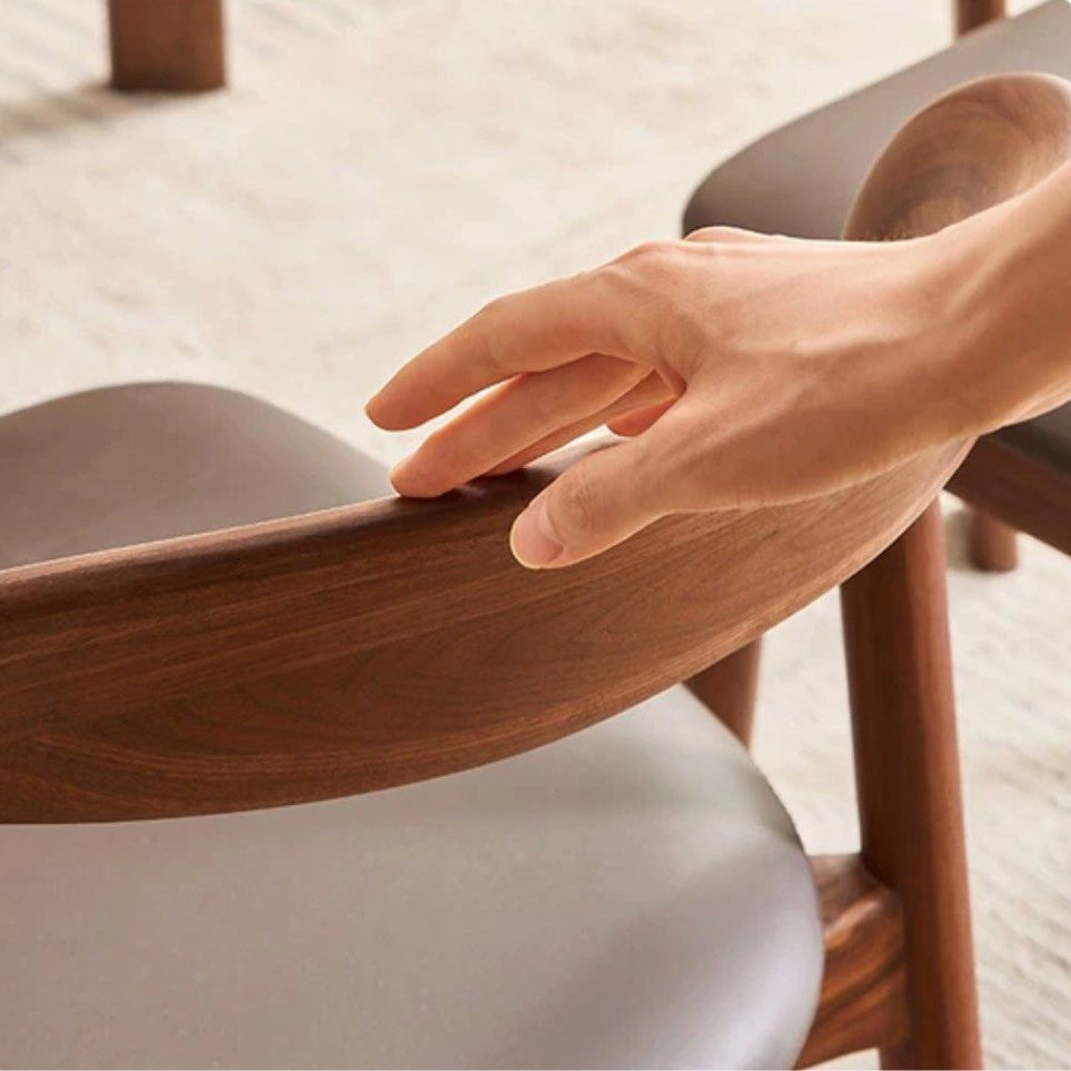 LEANN Modern Solid Wood Dining Chair