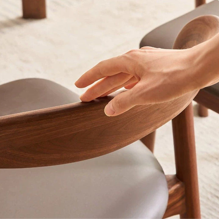 LEANN Modern Solid Wood Dining Chair
