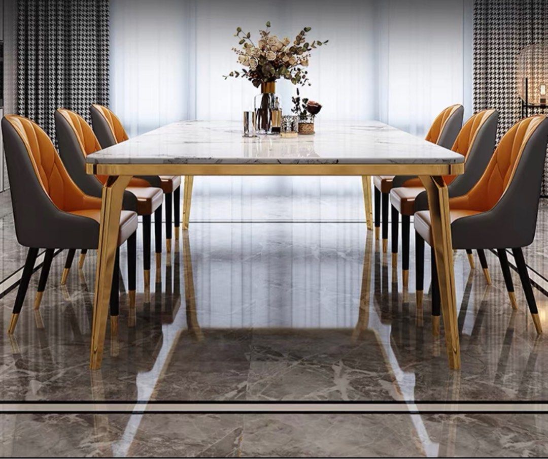 ATKINS Modern Sintered Stone Dining Table