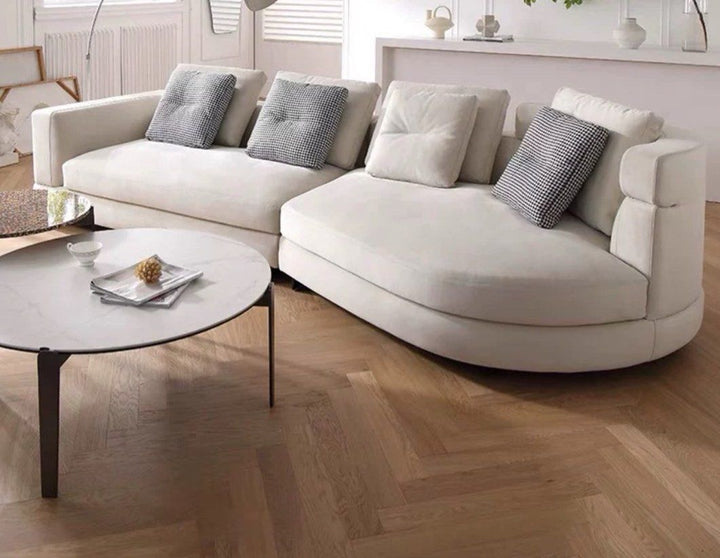 LOUI Modern Round Chaise Sofa