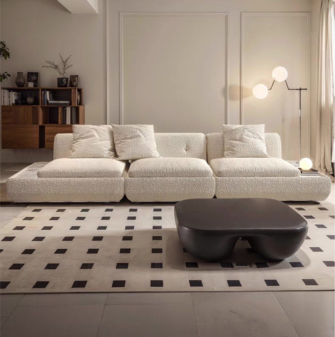 LYDIA Modern Fabric Sectional Sofa