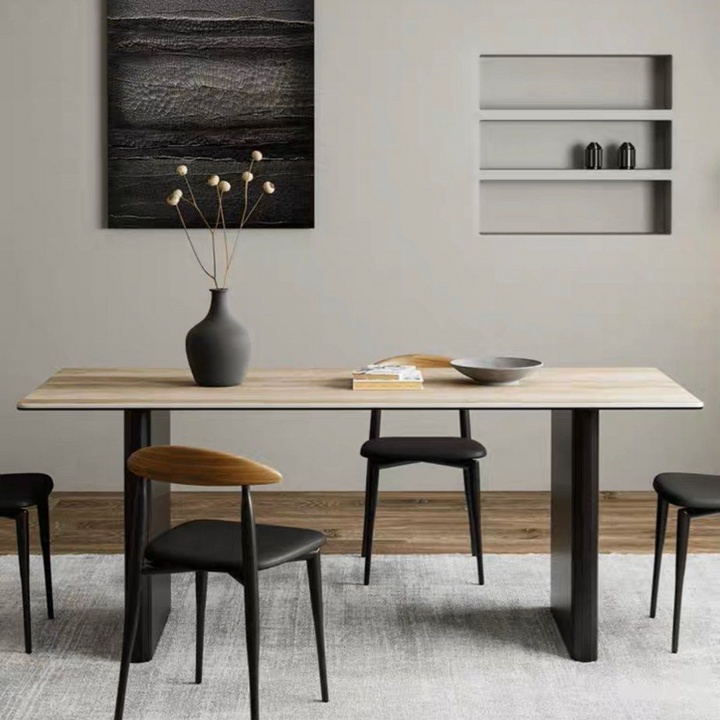 EVANS Modern Sintered Stone Dining Table & Chairs