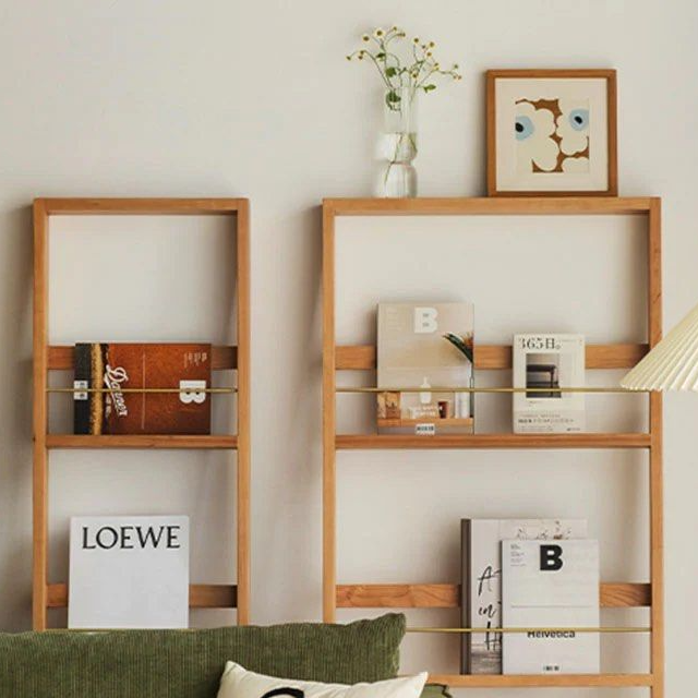 AVINGTON Solid Wood Magazine Rack