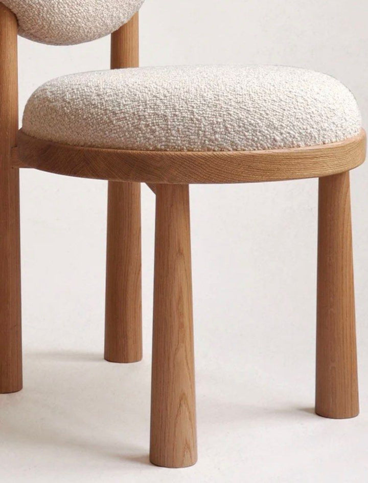 JULIEN Modern Boucle Dining Chair