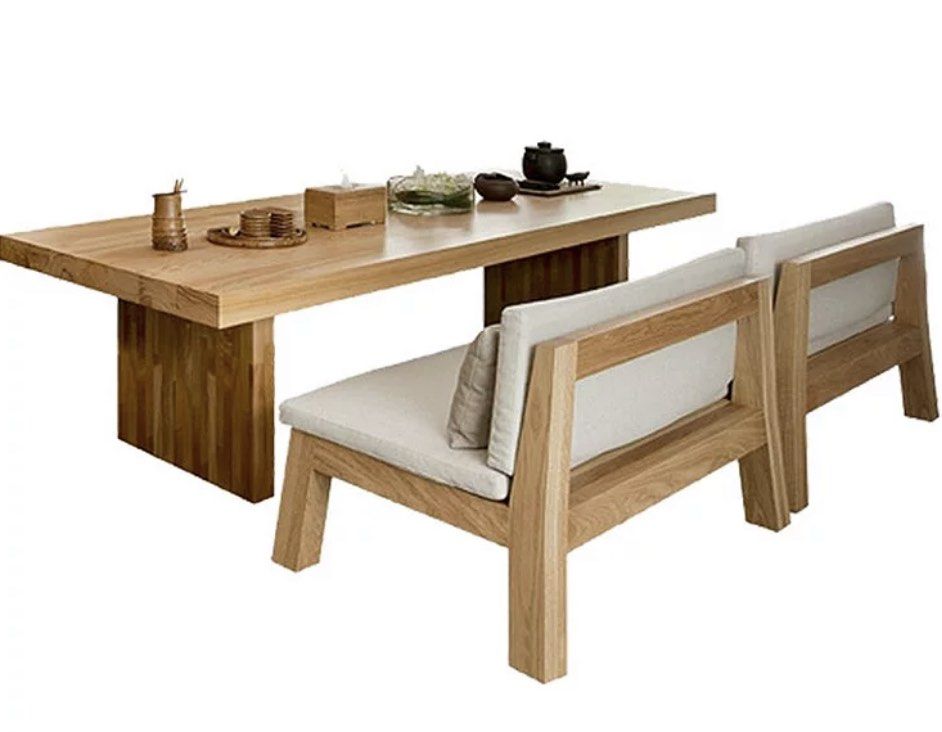 DIEGO Modern Wood Dining Table Set