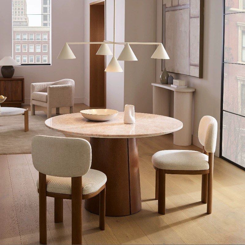JAKIL Modern Solid Wood Dining Chair