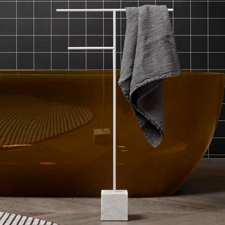 ISAQUEN Modern Marble Towel Rack