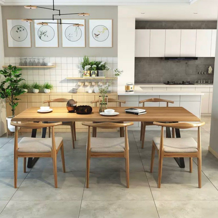 BRAD Modern Solid Wood Dining Table