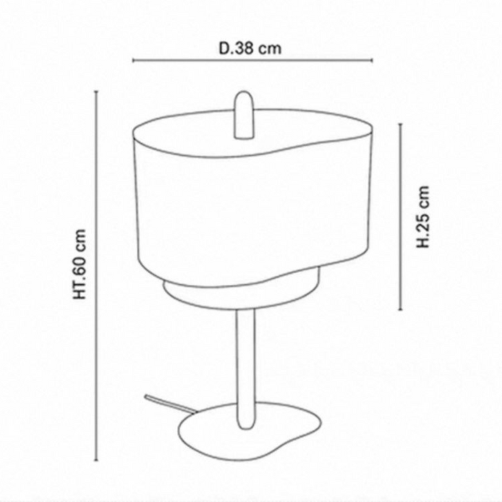 VARZIR Modern Linen Table Lamp