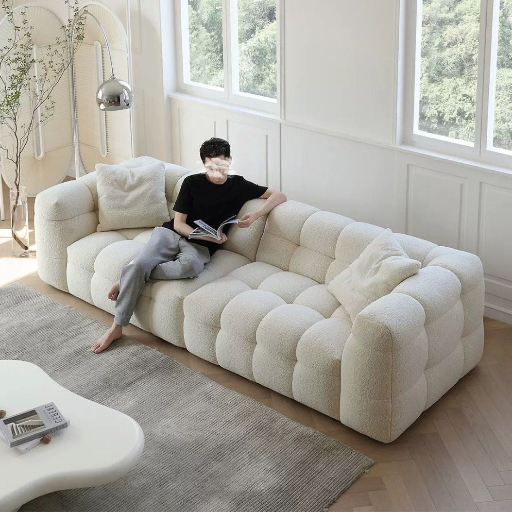 NAT Modern Boucle Fabric Sofa