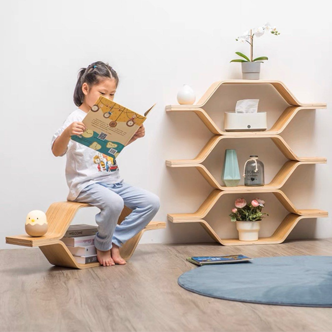 AMEY Modern Honeycomb Shelves