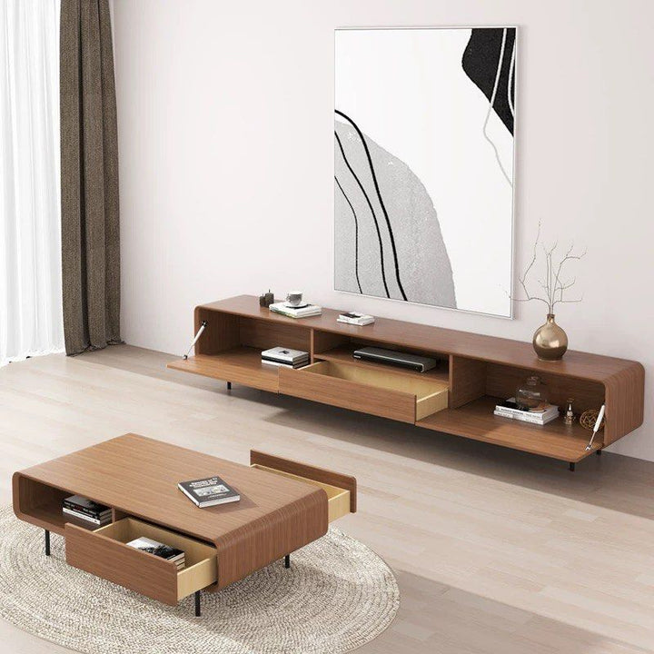 BRAUN Modern TV Console & Coffee Table