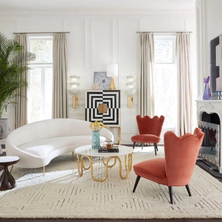 BETH Modern Curve Sofa