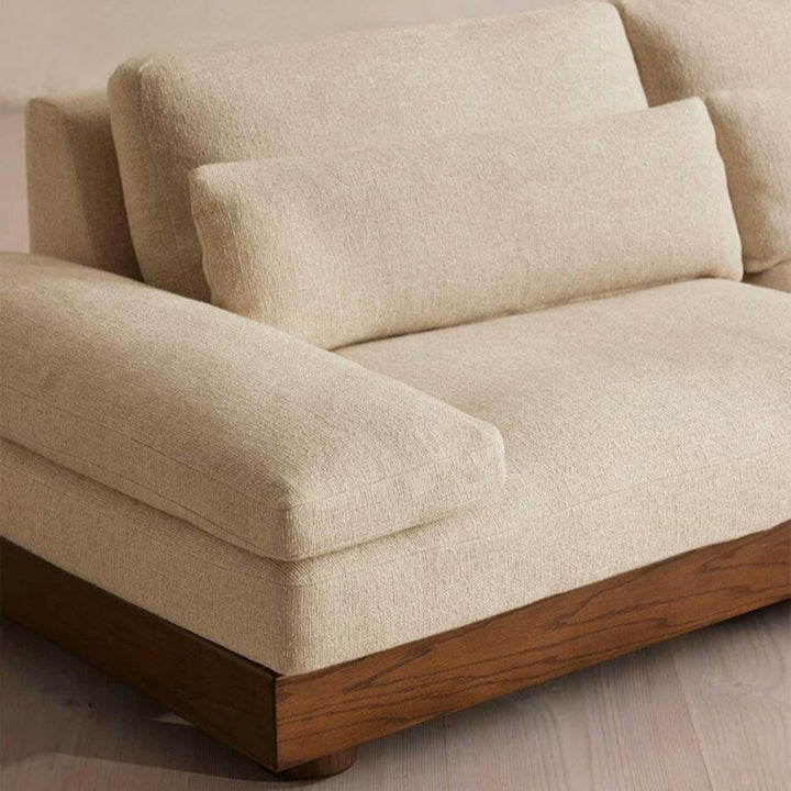 TRIUM Modern Textured Linen Sofa