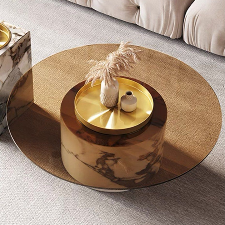 AGUILAR Modern Marble Coffee Table