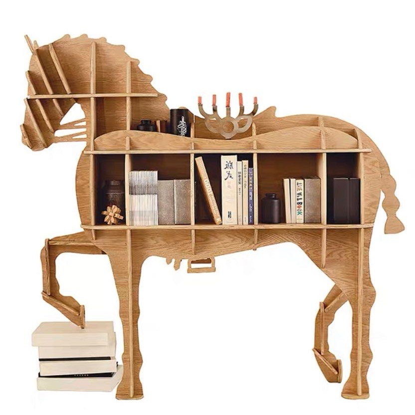 LUMIÈRE Modern Horse Shelf