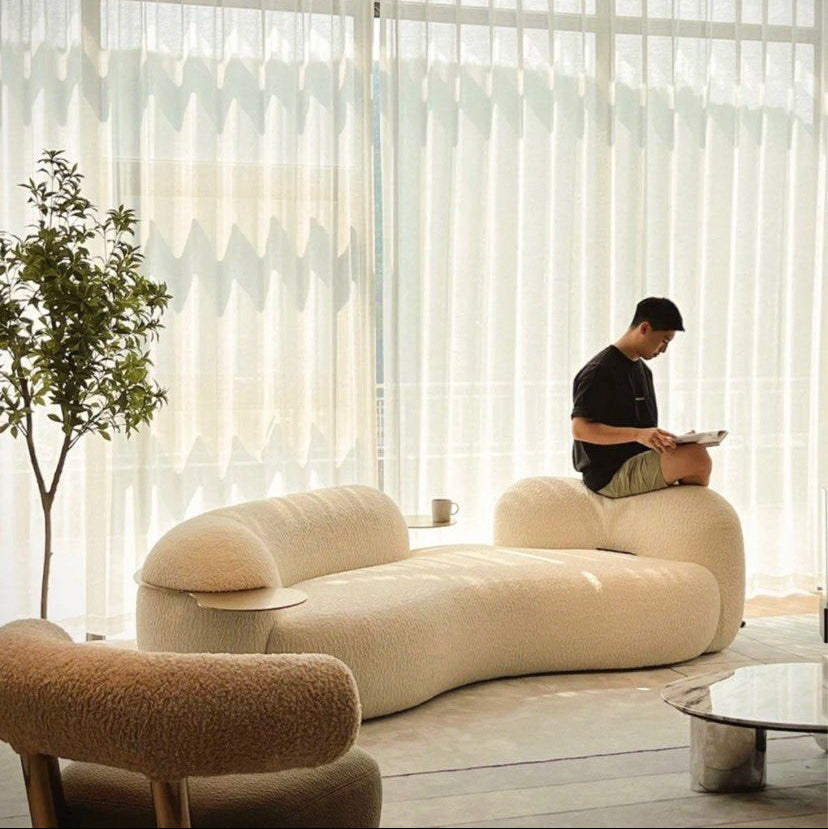 TRUDEN Modern Boucle Sofa