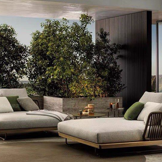 AUSEN Modern Outdoor Sofa