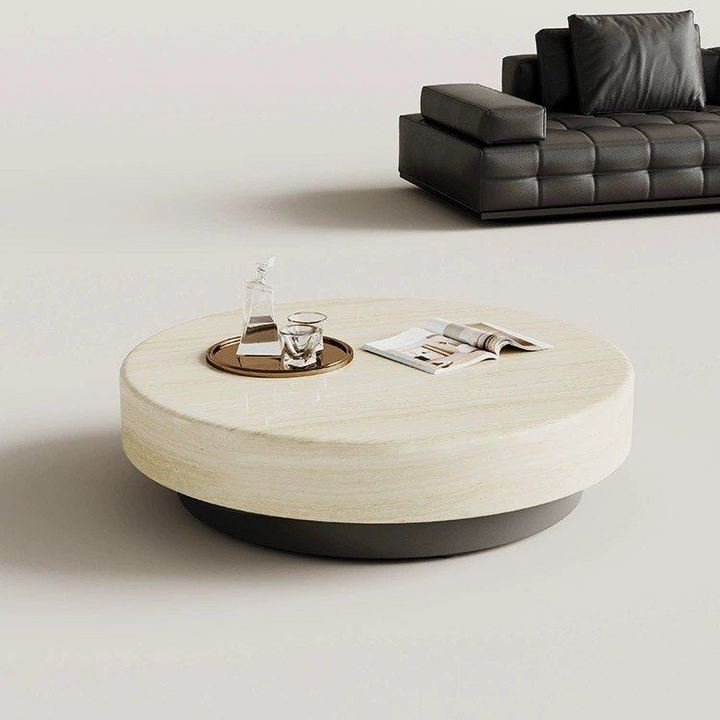 ALI Modern Marble Round Coffee Table