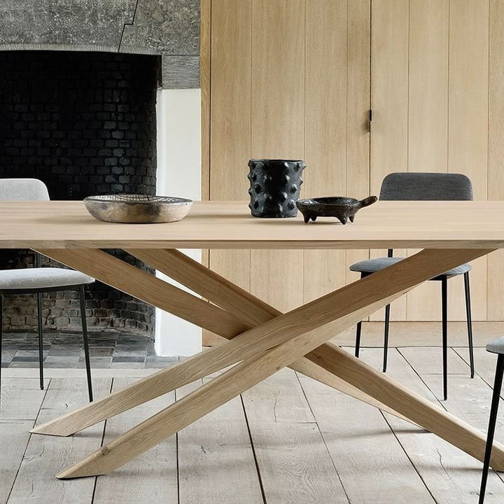 MATTHEWS Ash Wood Dining Table