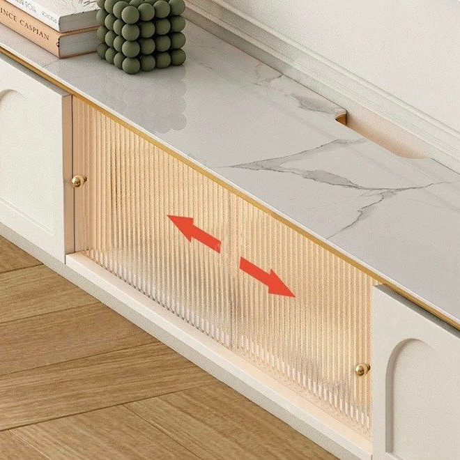 PANI Modern Sintered Stone Floating TV Console
