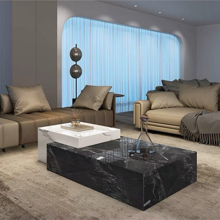 BASSETT Modern Marble Coffee Table