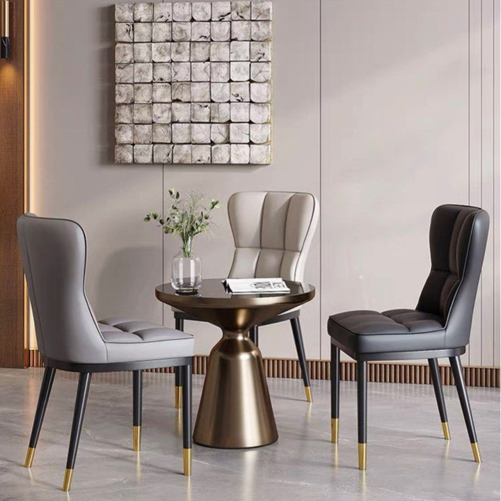 LUSSO Modern Leather Dining Chair