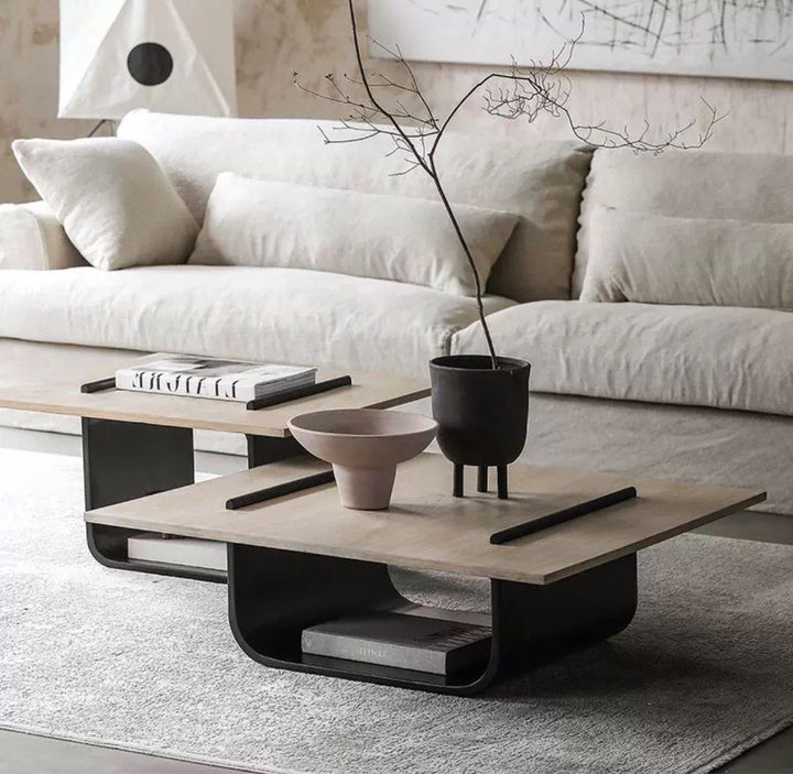 ALVARO Modern Solid Wood Coffee Tables