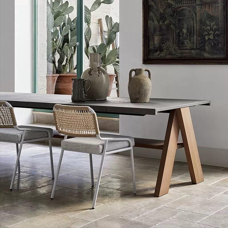 KENNY Wood Outdoor Lounge Chair ex