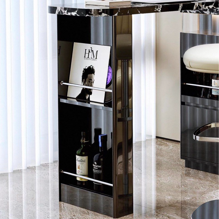 JANGGA Modern Sintered Stone Bar Table
