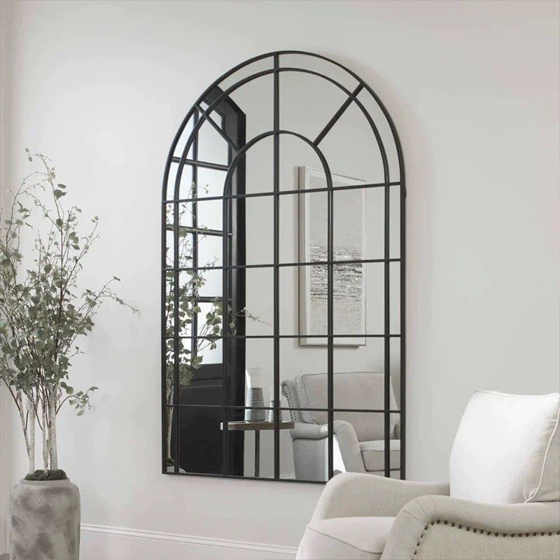 BEUL Vintage Arch Window Wall Mirror