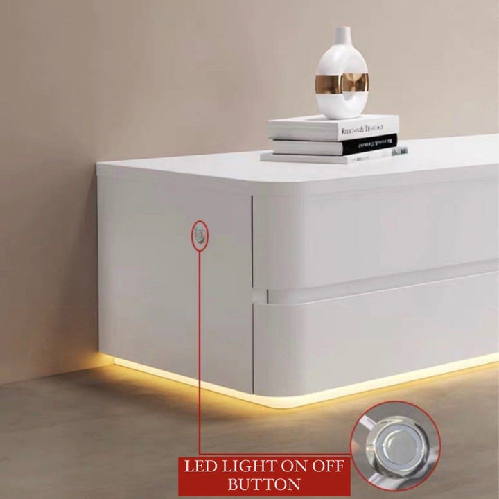 TUDERN Modern TV Cabinet Console