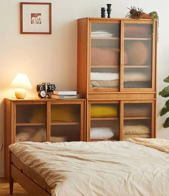 WILLOWEN Solid Wood Cabinet