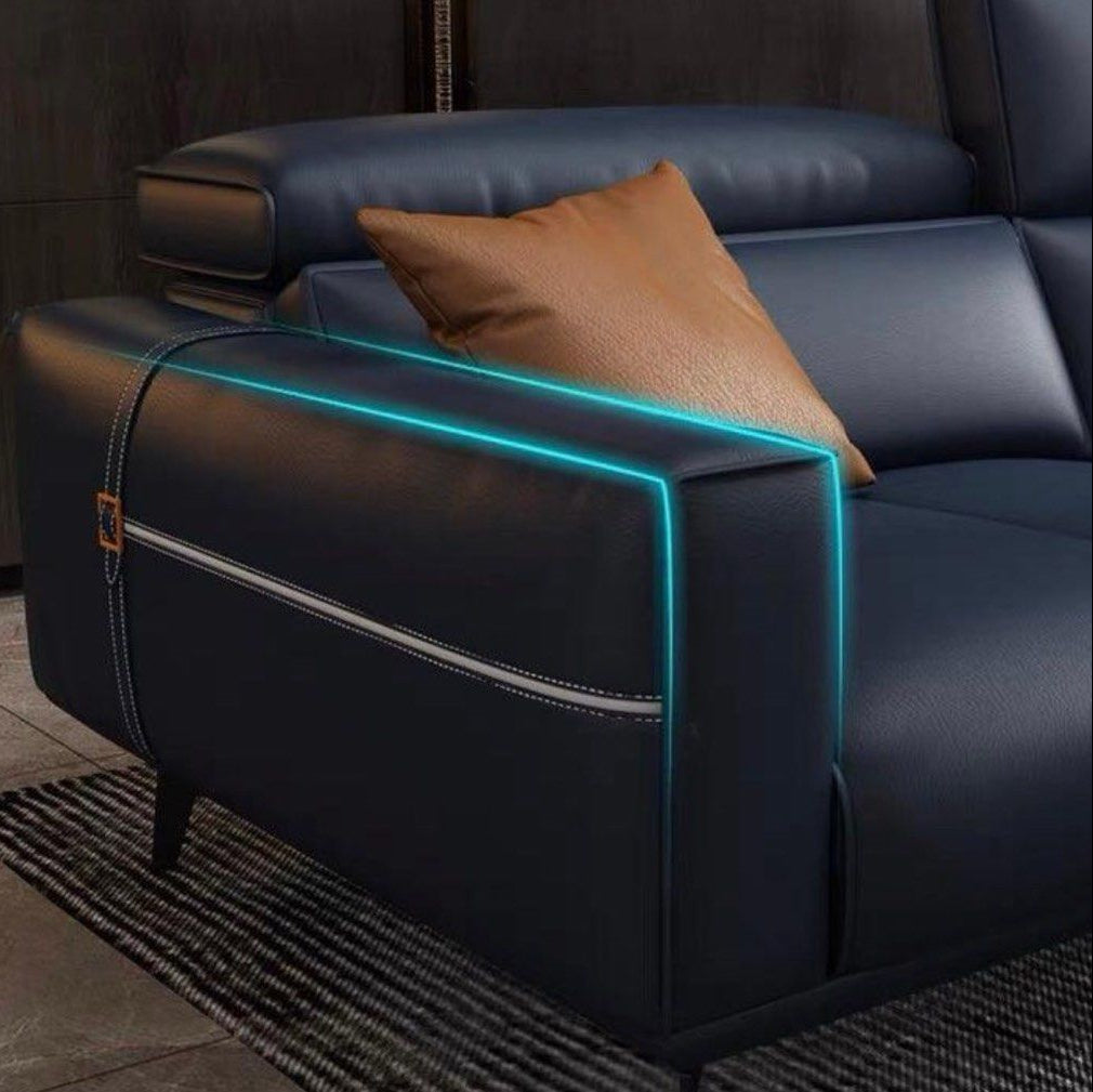 KAYL Modern Leather Sectional Sofa