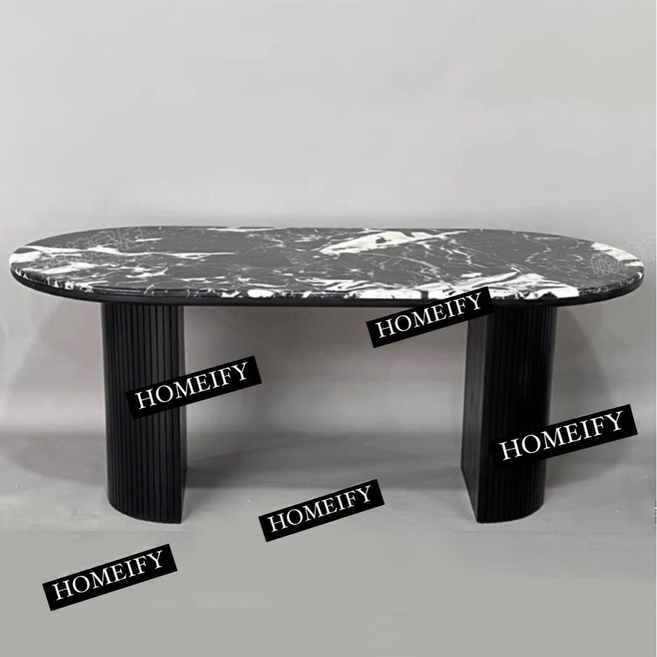 BOLDEN Modern Natural Marble Dining Table
