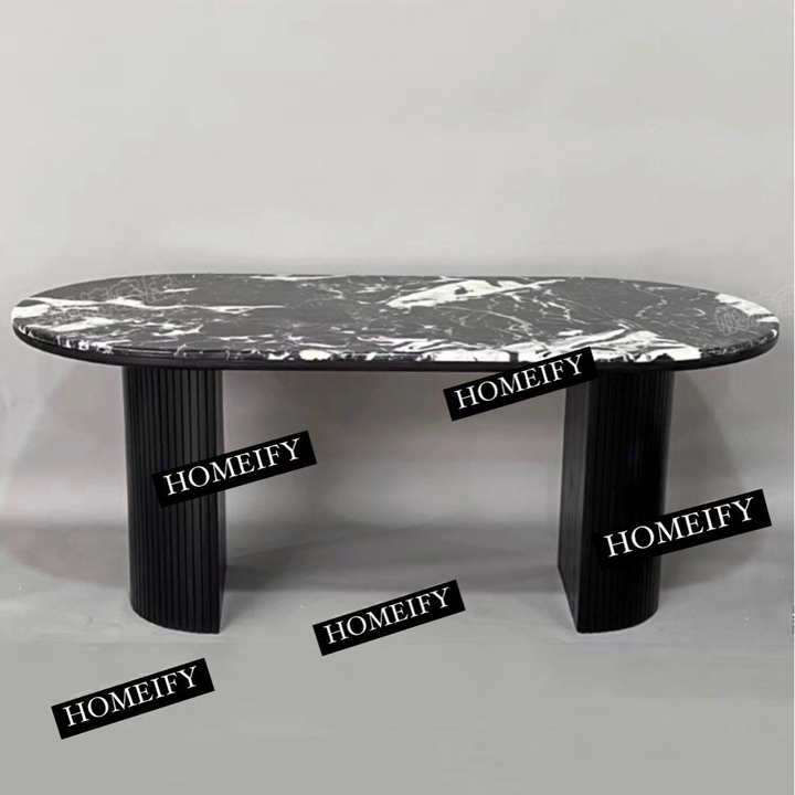 BOLDEN Modern Natural Marble Dining Table