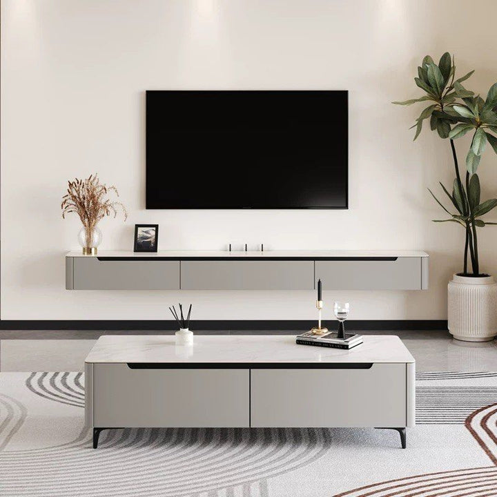 RUSO Modern Sintered Stone Floating TV Console