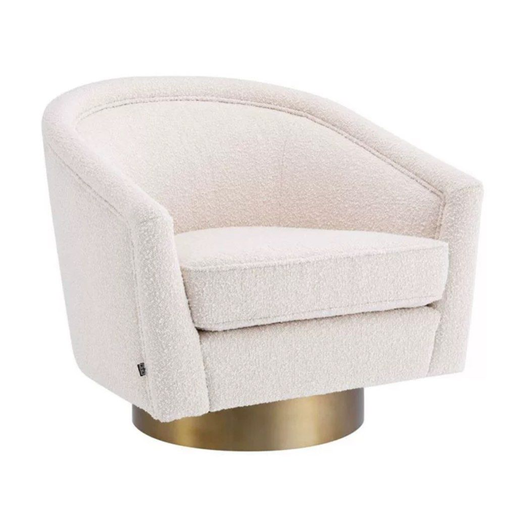 ZACHARY Modern Swivel Lounge Chair